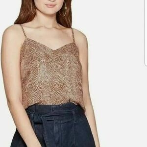 A New Day Giraffe Snake Animal Print Tank Top